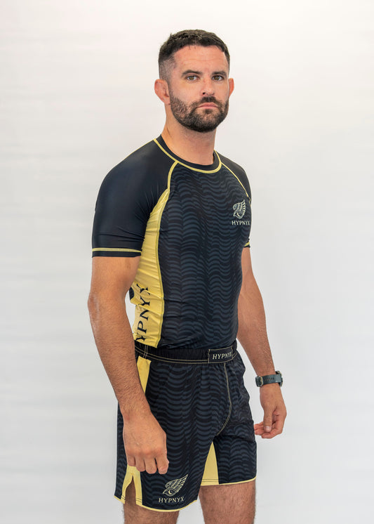 HYPNYX Lunar Phase Rashguard - Black/Bone