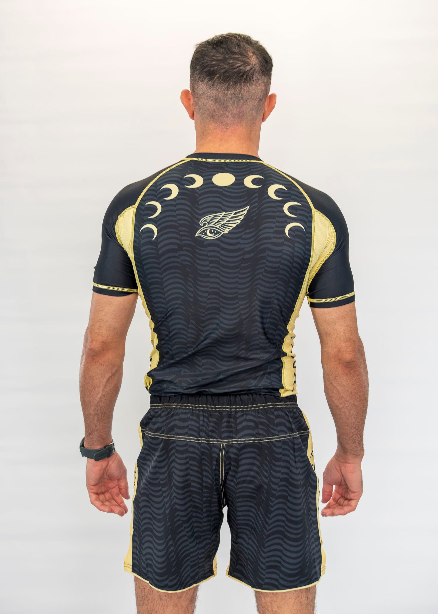 HYPNYX Lunar Phase Rashguard - Black/Bone