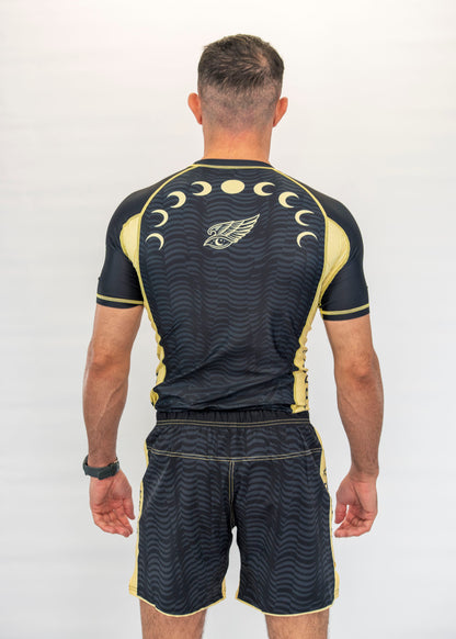 HYPNYX Lunar Phase Rashguard - Black/Bone