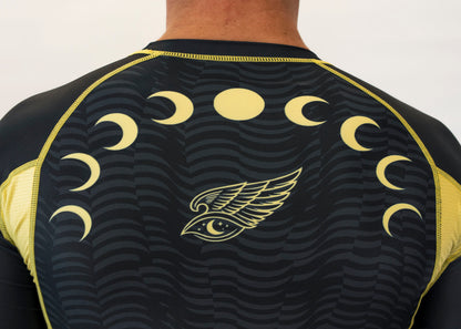 HYPNYX Lunar Phase Rashguard - Black/Bone