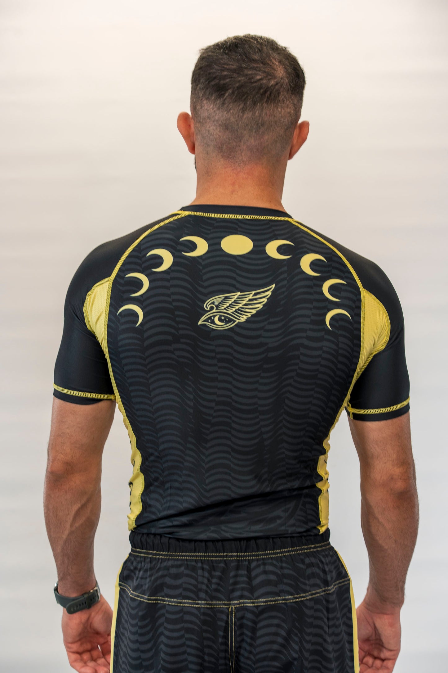HYPNYX Lunar Phase Rashguard - Black/Bone
